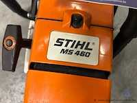 Motorzaag stihl ms 460, met zaagblad 3/8" 45 cm. werking niet gekend. - afbeelding 2 van  2
