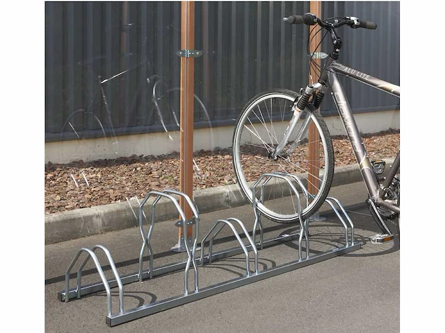 Mottez fietsenrek voor 5 fietsen op 2 niveaus naast elkaar - afbeelding 1 van  4