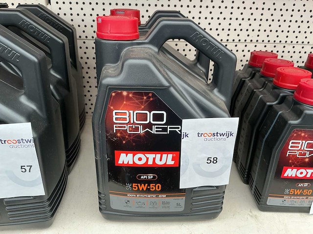 Motul inhoud 5 liter 5w-50 synthetische motor olie smeermiddel (2x) - afbeelding 1 van  1