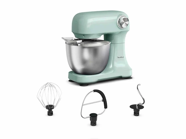Moulinex - bak eenvoudige compacte standmixer met klopper, klopper en haak - afbeelding 1 van  3