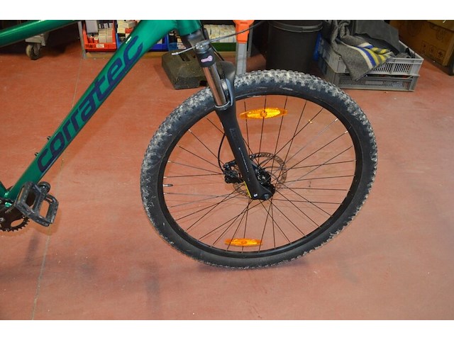 Mountainbike groen corratec xvert elite (zonder ketting) - afbeelding 5 van  15