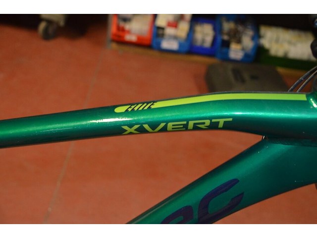Mountainbike groen corratec xvert elite (zonder ketting) - afbeelding 7 van  15