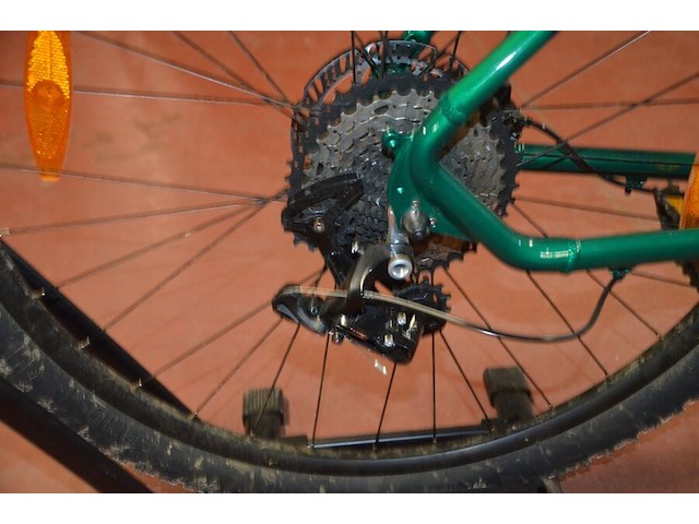Mountainbike groen corratec xvert elite (zonder ketting) - afbeelding 12 van  15