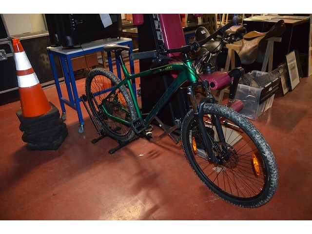 Mountainbike groen corratec xvert elite (zonder ketting) - afbeelding 14 van  15