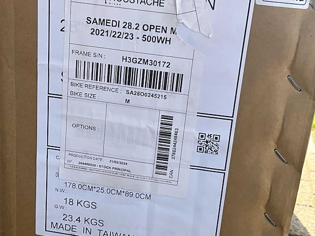Moustache samedi 28.2 open m 2021/22/23 e-bike / in verpakking - afbeelding 11 van  13
