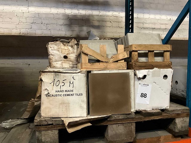 Moutarde beton vloertegel - afbeelding 3 van  3