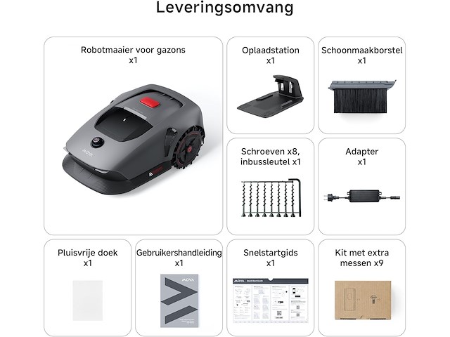 Mova 1000 robotmaaier - afbeelding 2 van  9