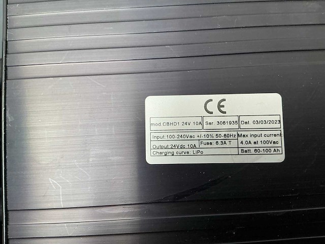 Movexx - oplader - cbhd1 24v %a - batterij - afbeelding 2 van  3