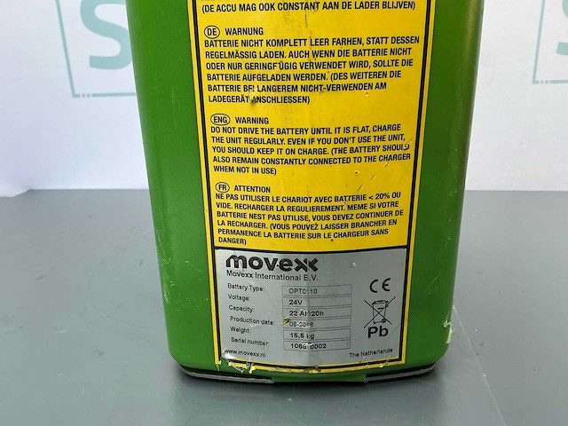 Movexx - opt0110 - 24v 22ah - batterij - afbeelding 2 van  3