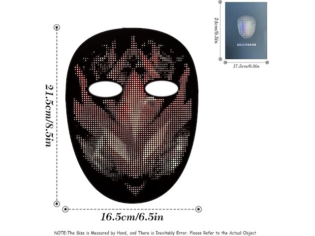Moyaca led-masker - afbeelding 4 van  4