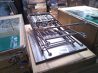 Mozaïektafel + 2 stoelen - taupe - afbeelding 3 van  3