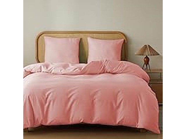 Mr&hm beddengoed, 135 x 200 cm roze - afbeelding 1 van  4