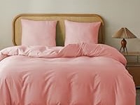 Mr&hm beddengoed, 135 x 200 cm roze - afbeelding 1 van  4