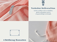 Mr&hm beddengoed, 200 x 200 cm roze - afbeelding 4 van  4