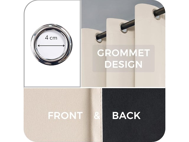 Mrtrees 100% ondoorzichtige gordijnen - afbeelding 2 van  4