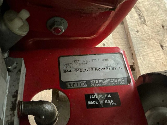 Mtd 5hp chipper/shredder houthakselaar - afbeelding 7 van  7