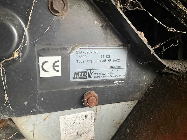 Mtd t/ 390 cultivator/grondfrees - afbeelding 2 van  11