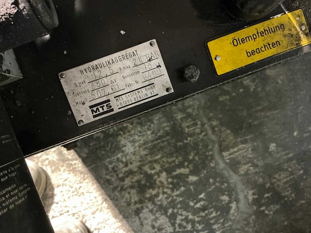 Mts hydraulisch aggregaat - afbeelding 4 van  5