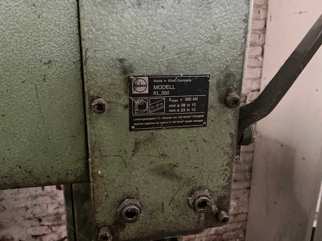 Mubea kl350 pons-schaarautomaat - afbeelding 5 van  8