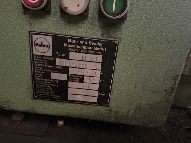 Mubea kl350 pons-schaarautomaat - afbeelding 6 van  8