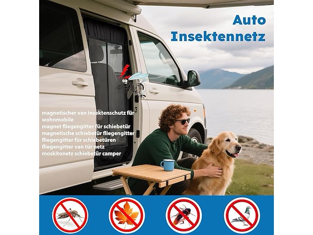 Muggennet voor vw t5 - t6 - afbeelding 3 van  5