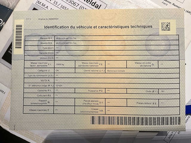 Muller mitteltal ka-ta vrachtwagentrailers - afbeelding 14 van  22