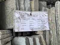 Multi brown limestone natuursteen tuintegels ca. 21,44m2 - afbeelding 2 van  4