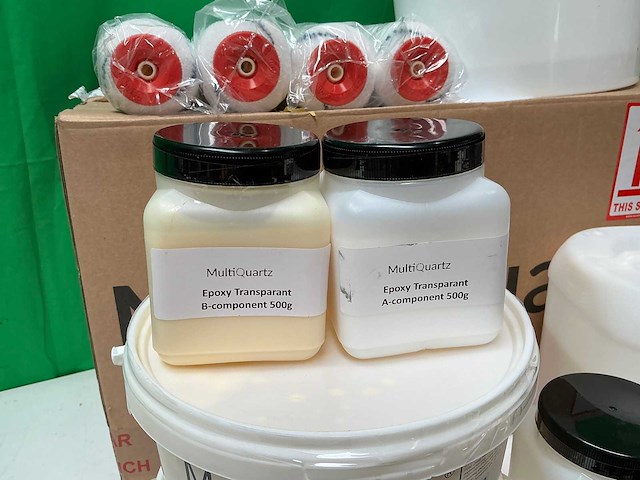 Multi quartz - vloercoating - epoxy set - afbeelding 3 van  8