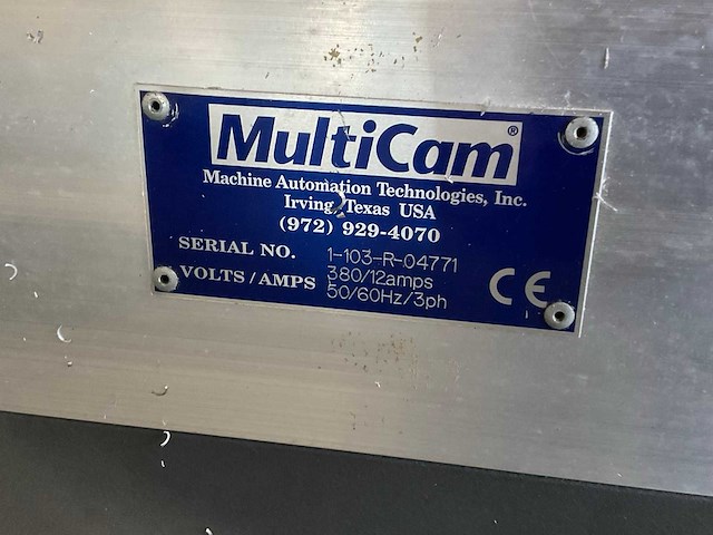 Multicam 1000 series vlakbedfreesmachine - afbeelding 9 van  9