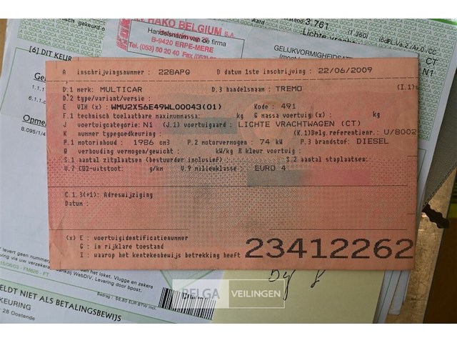 Multicar tremo lichte vrachtwagen - afbeelding 12 van  16