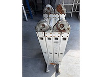 Multifunctionele aluminium vouwladder - afbeelding 2 van  2