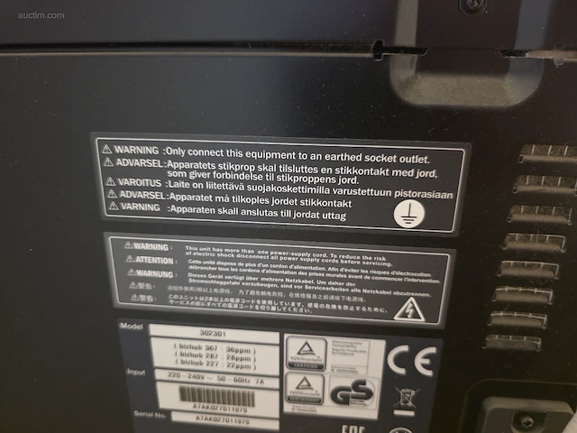 Multifunctionele copier konica minolta bizhub... - afbeelding 5 van  9