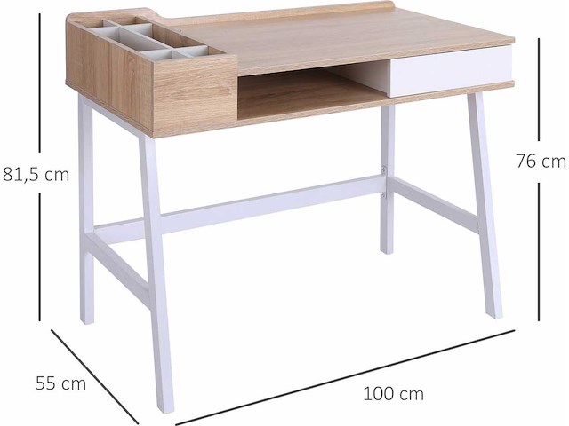 Multifunctionele kantoortafel met een breed blad - afbeelding 4 van  10