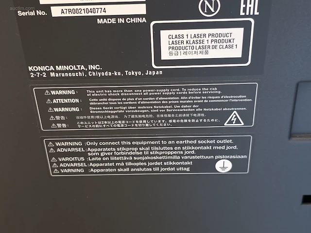 Multifunctionele kleurencopier konica minolta... - afbeelding 6 van  8