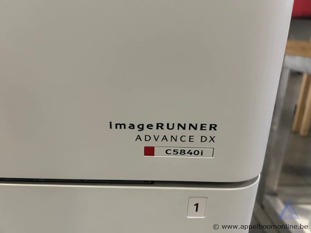 Multifunctionele printer met touchscreen en papierladen. werking niet gekend, canon imagerunner advance dx c5840i - afbeelding 1 van  2