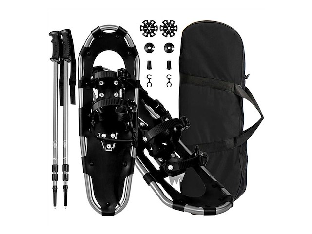 Multifunctionele sneeuwschoenen, 53 cm ergonomische sneeuwschoenen met zilveren dubbele gesp - afbeelding 2 van  3