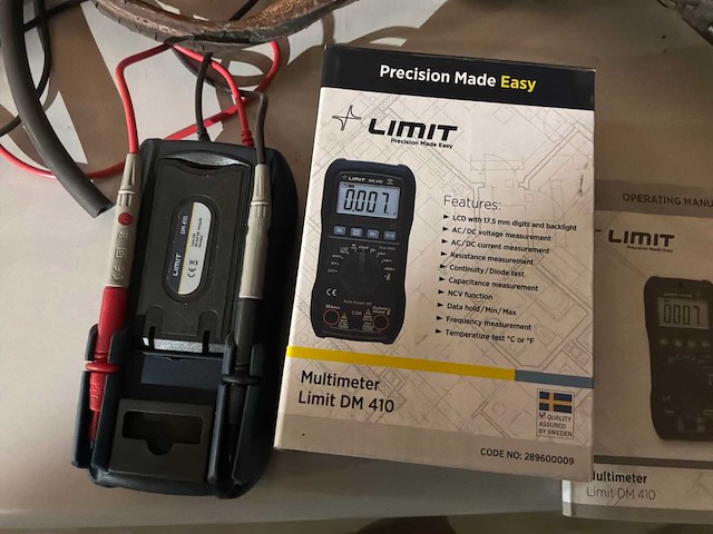 Multimeter limit dm 410 - afbeelding 2 van  2