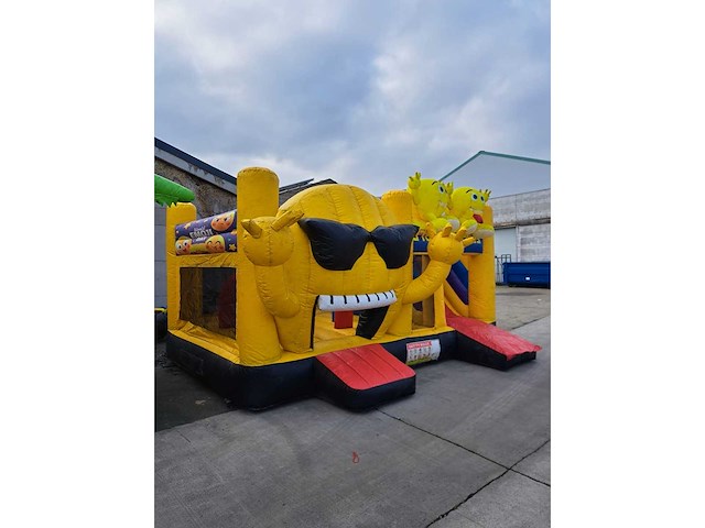 Multiplay - emoji - bouncy castle - afbeelding 4 van  4