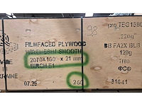 Multiplex lange stroken betonplex. 2070x160x21 - 260st - afbeelding 1 van  1