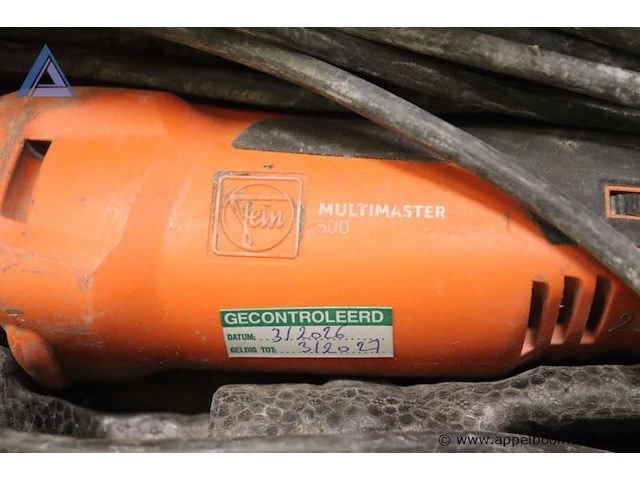 Multitool - fein - multimaster 500 toebehoren - opzetstukken, koffer - afbeelding 3 van  3