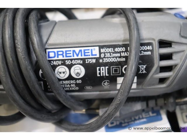 Multitool dremel 4000, werking niet gekend - afbeelding 2 van  2