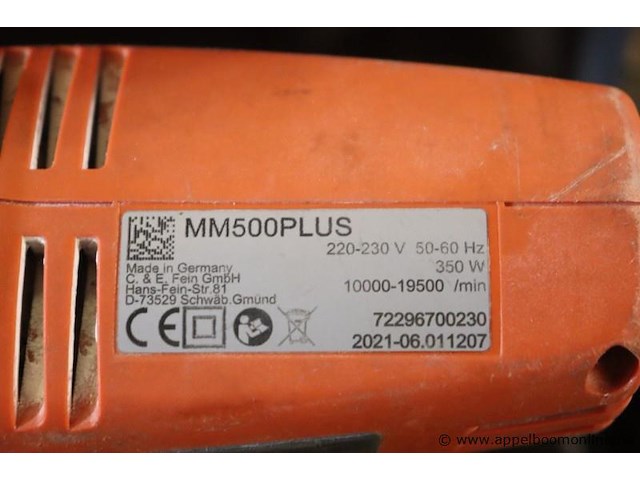 Multitool fein multimaster mm500plus - afbeelding 4 van  4