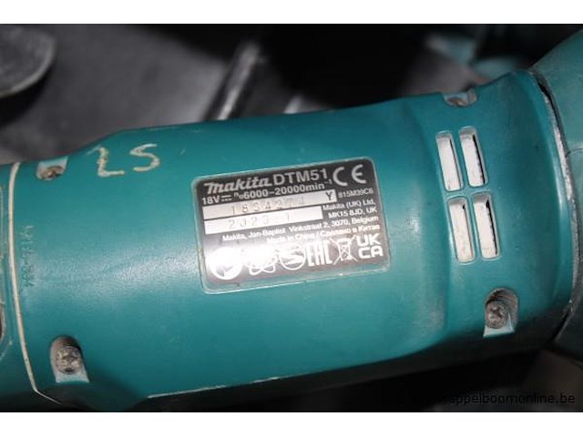 Multitool (oscillerend gereedschap) - makita - afbeelding 2 van  2
