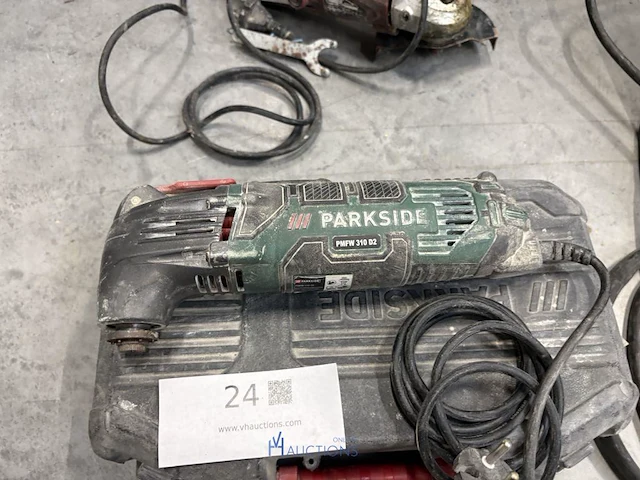 Multitool parkside pnfw 310 d2 in pvc opbergkoffer - afbeelding 3 van  4