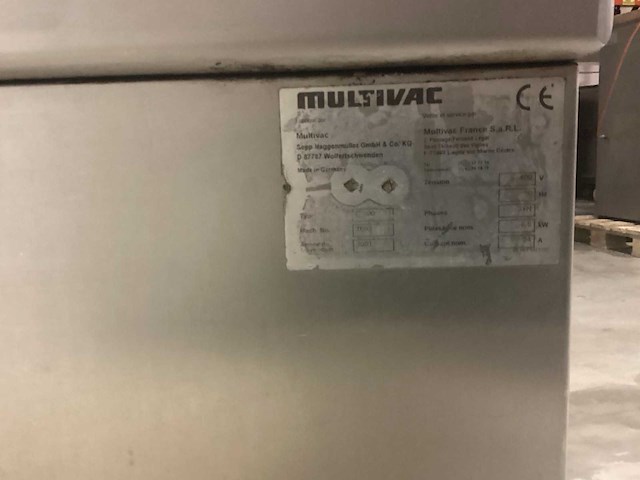 Multivac - 2001 - c500+ra250m3 - vacuümmachine - afbeelding 7 van  10