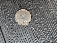Munt uit het derde rijk 1937.rijksadelaar materiaal 62,5 % zilver en 37,5 % koper - afbeelding 2 van  2
