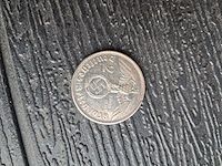 Munt uit het derde rijk 1938.rijksadelaar materiaal 62,5 % zilver en 37,5 % koper - afbeelding 1 van  2