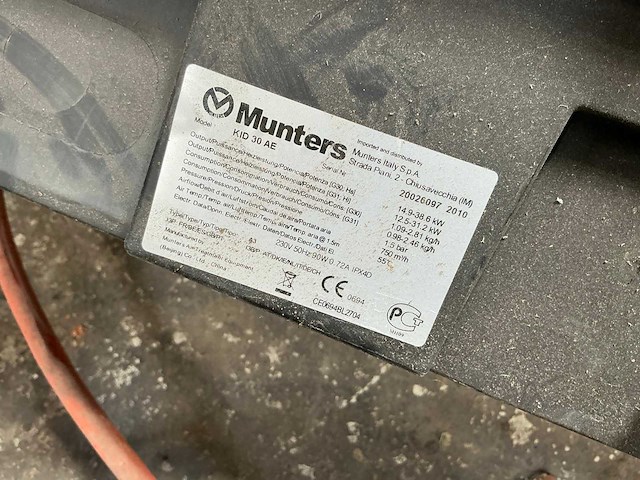 Munters sial kid30ae heater (2x) - afbeelding 4 van  4