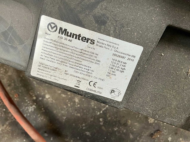 Munters sial kid30ae heater (2x) - afbeelding 4 van  4