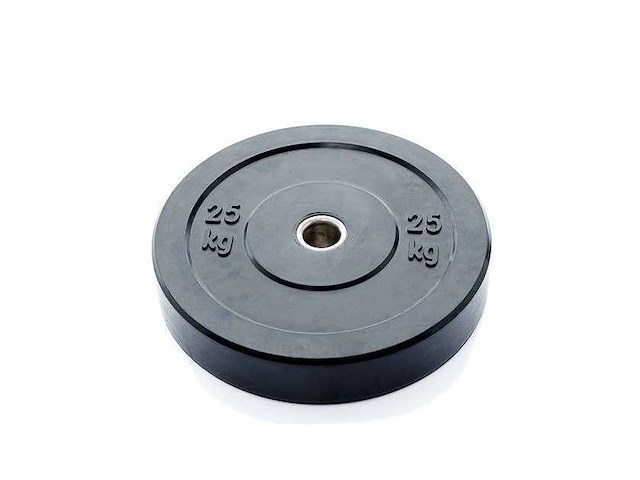 Muscle power - mp807 - bumperplates 50mm 25kg 8 stuks (200kg-nieuw) - dumbbells and weights - afbeelding 1 van  1